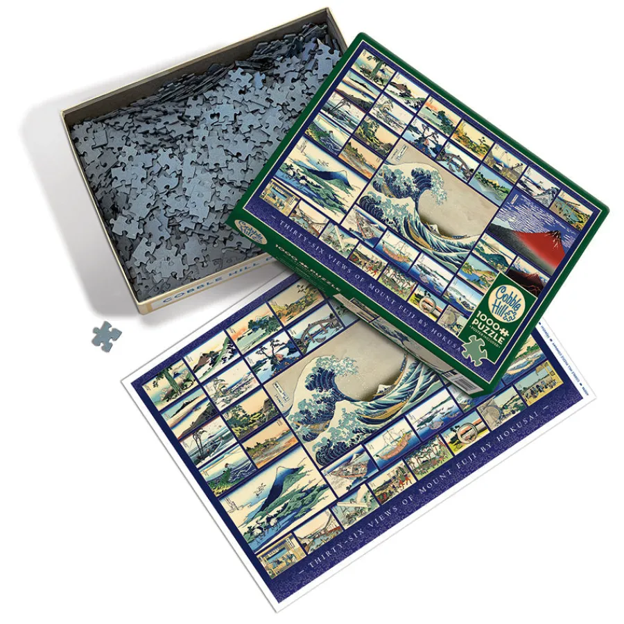 Cobble Hill Hokusai | 1000 Piece- 1000 Piece | Waterscape