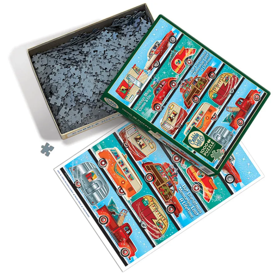 Cobble Hill Holiday Hustle | 1000 Piece- 1000 Piece | Road Adventures