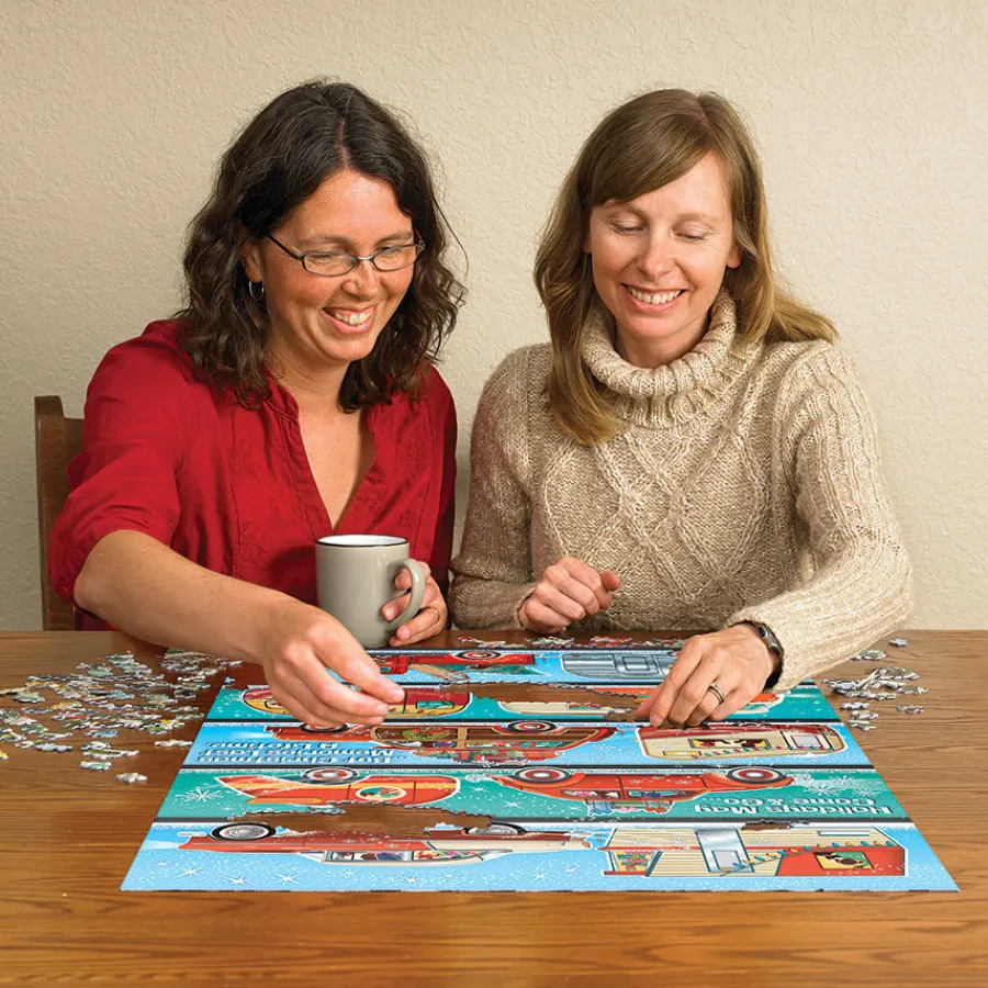 Cobble Hill Holiday Hustle | 1000 Piece- 1000 Piece | Road Adventures