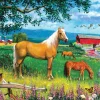 Cobble Hill Horses in the Field (tray) | 35 Piece Tray- Tray Puzzles