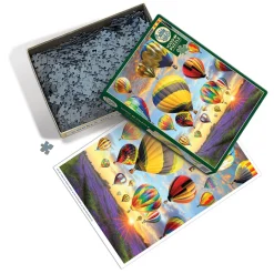 Cobble Hill Hot Air Balloons | 1000 Piece- 1000 Piece | Countryscape