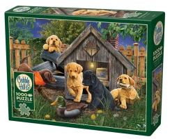 Cobble Hill In the Doghouse | 1000 Piece- 1000 Piece | Dogs