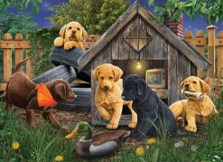 Cobble Hill In the Doghouse | 1000 Piece- 1000 Piece | Dogs
