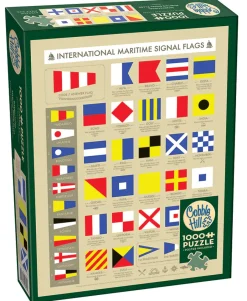 Cobble Hill International Maritime Signal Flags | 1000 Piece- 1000 Piece | Infographic