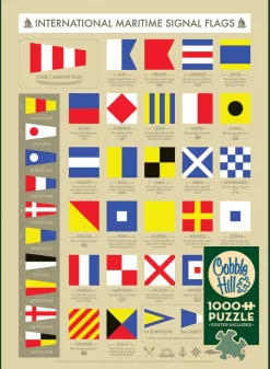 Cobble Hill International Maritime Signal Flags | 1000 Piece- 1000 Piece | Infographic