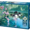 Cobble Hill Iris Cove Loons | 500 Piece- 500 Piece | Mountainscape