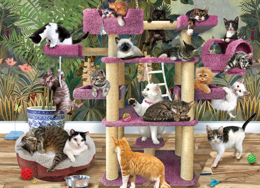 Cobble Hill Jungle Cats | 500 Piece- 500 Piece
