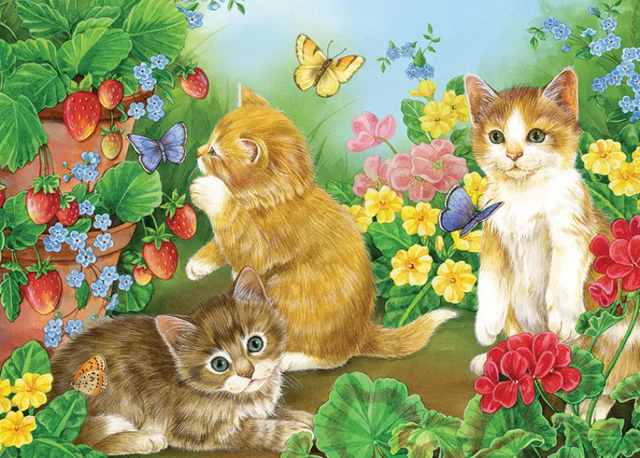 Cobble Hill Kitten Playtime (tray) | 35 Piece Tray- Tray Puzzles