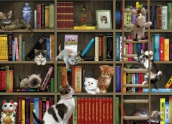 Cobble Hill Kitty Librarians | 1000 Piece- 1000 Piece | Cats