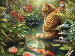 Cobble Hill Koi Cat | Easy Handling 275 Piece- Easy Handling 275