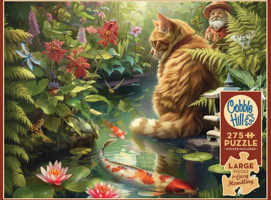 Cobble Hill Koi Cat | Easy Handling 275 Piece- Easy Handling 275