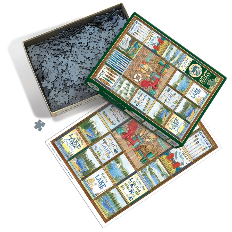 Cobble Hill Lake Country | 1000 Piece- 1000 Piece | Countryscape