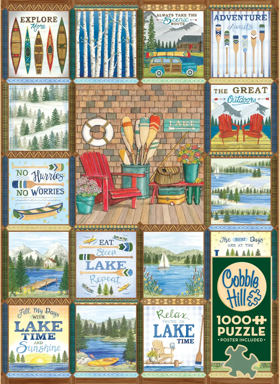 Cobble Hill Lake Country | 1000 Piece- 1000 Piece | Countryscape