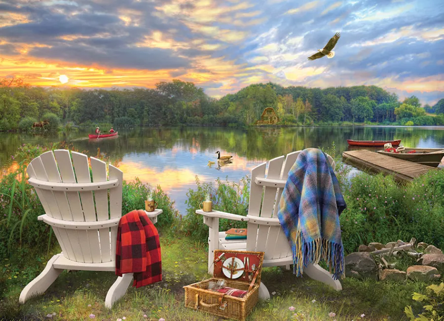 Cobble Hill Lakeshore | 1000 Piece- 1000 Piece | Waterscape