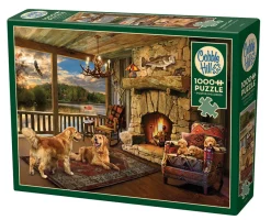 Cobble Hill Lakeside Cabin | 1000 Piece- 1000 Piece | Countryscape