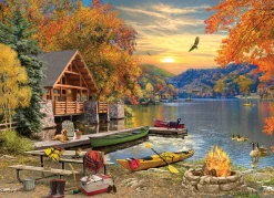 Cobble Hill Lakeside Retreat | 1000 Piece- 1000 Piece | Countryscape