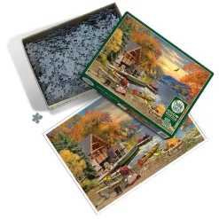 Cobble Hill Lakeside Retreat | 1000 Piece- 1000 Piece | Countryscape