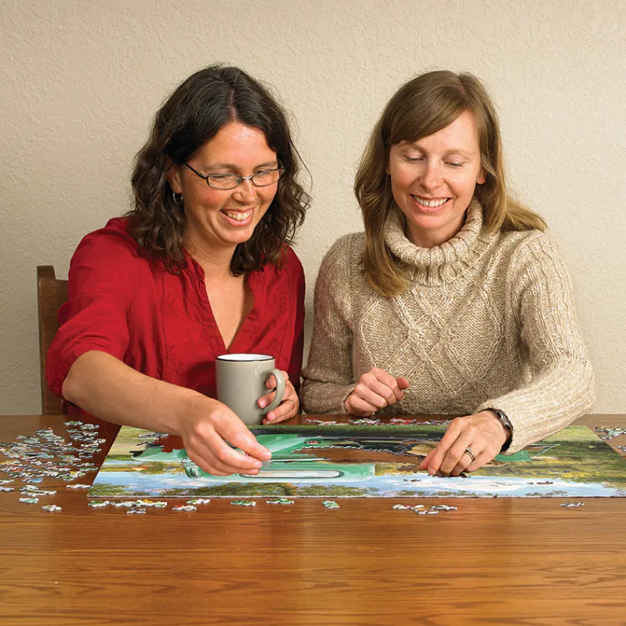 Cobble Hill Let's Go Fishing | 500 Piece- 500 Piece | Waterscape