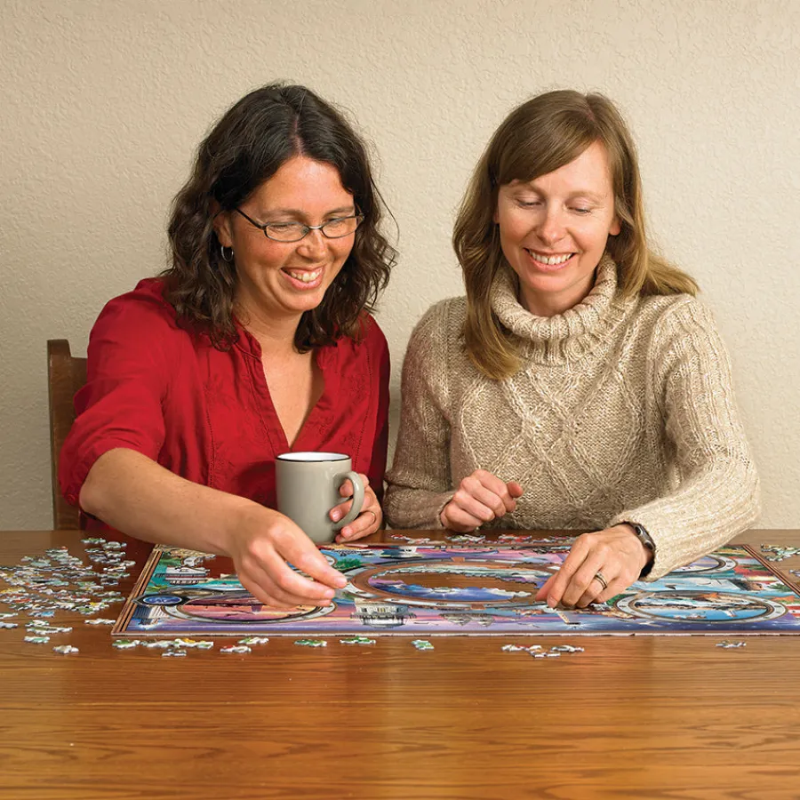 Cobble Hill Lighthouses | 1000 Piece- 1000 Piece | Waterscape