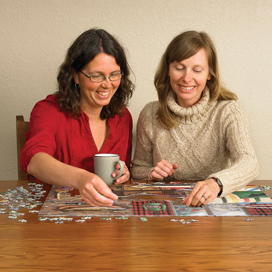 Cobble Hill Lodge Cat | 1000 Piece- 1000 Piece | Cats