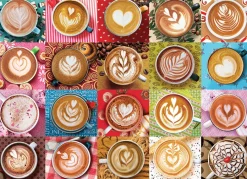 Cobble Hill Love You A Latte | 500 Piece- 500 Piece | Collage - Miniscene