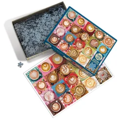 Cobble Hill Love You A Latte | 500 Piece- 500 Piece | Collage - Miniscene