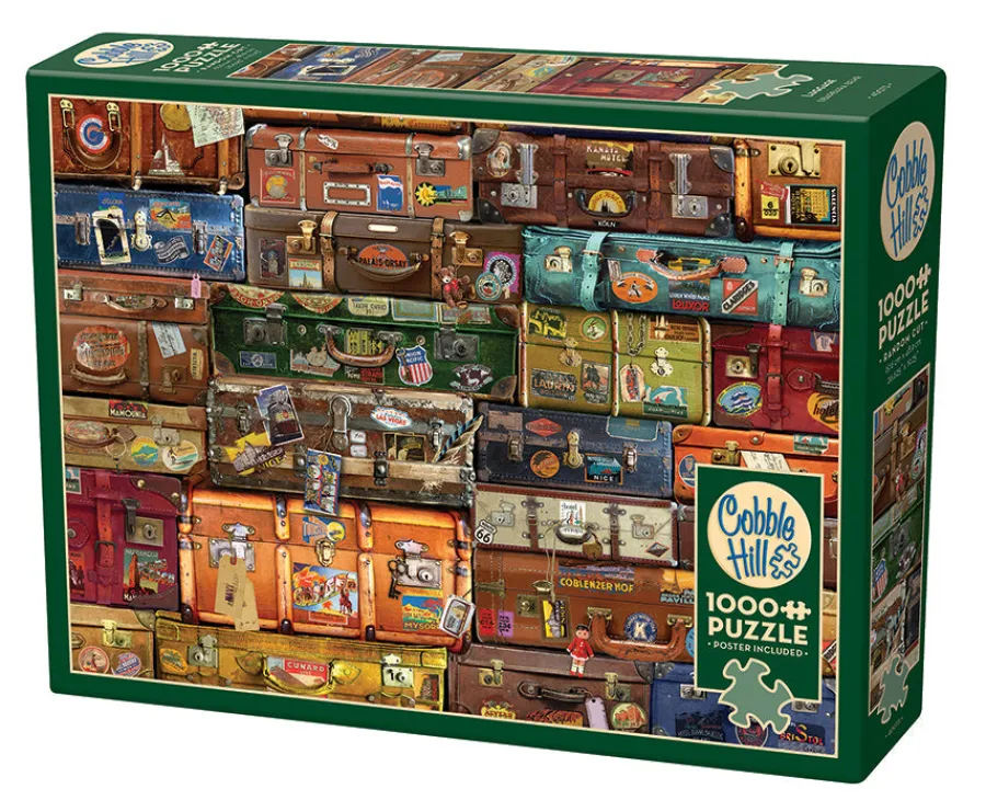 Cobble Hill Luggage | 1000 Piece- 1000 Piece | Travel Inspiration