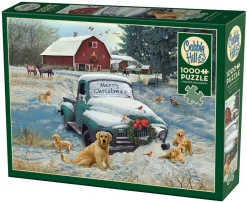 Cobble Hill Merry Christmas | 1000 Piece- 1000 Piece | Road Adventures