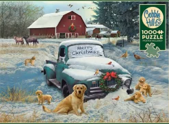 Cobble Hill Merry Christmas | 1000 Piece- 1000 Piece | Road Adventures