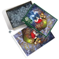 Cobble Hill Merry Christmas to All | 1000 Piece- 1000 Piece | Townscape