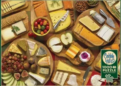 Cobble Hill More Cheese Please | Discontinued 1000 Piece (Old Big Box)- 1000 Piece | No Calories Puzzles