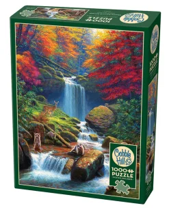 Cobble Hill Mystic Falls in Autumn | 1000 Piece- 1000 Piece | Mountainscape