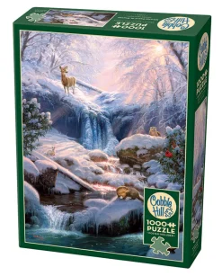Cobble Hill Mystic Falls in Winter | 1000 Piece- 1000 Piece | Mountainscape