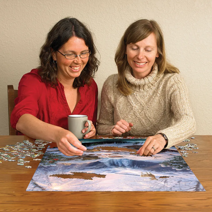 Cobble Hill Mystic Falls in Winter | 1000 Piece- 1000 Piece | Mountainscape