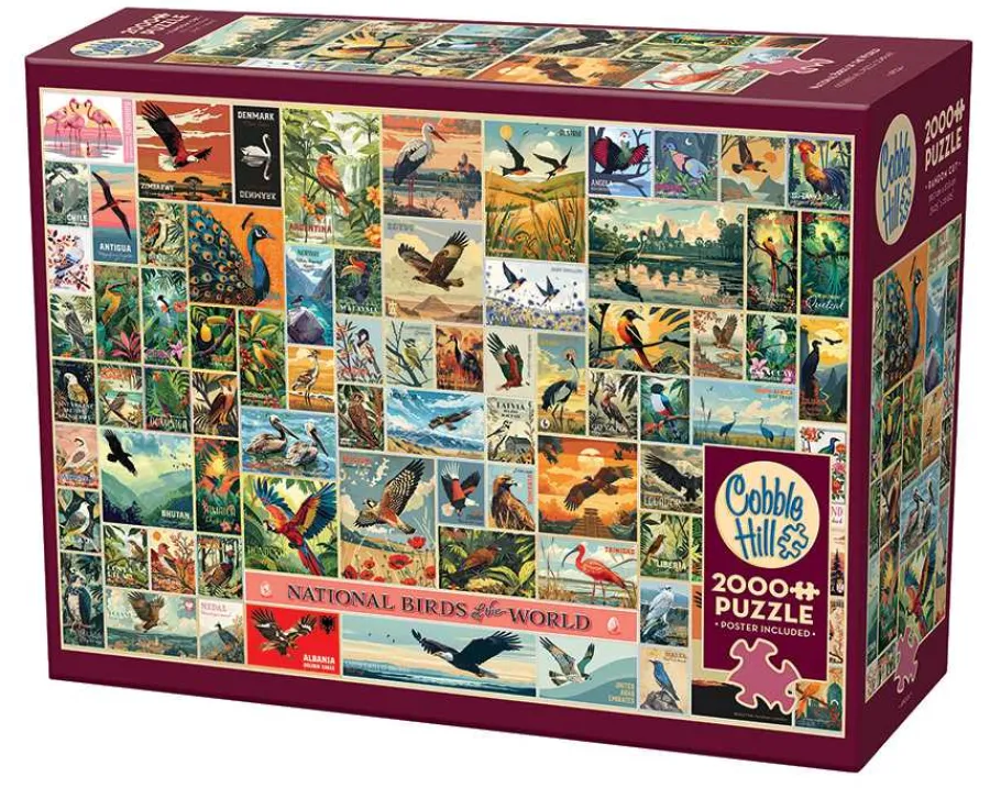 Cobble Hill National Birds of the World | 2000 Piece- 2000 Piece