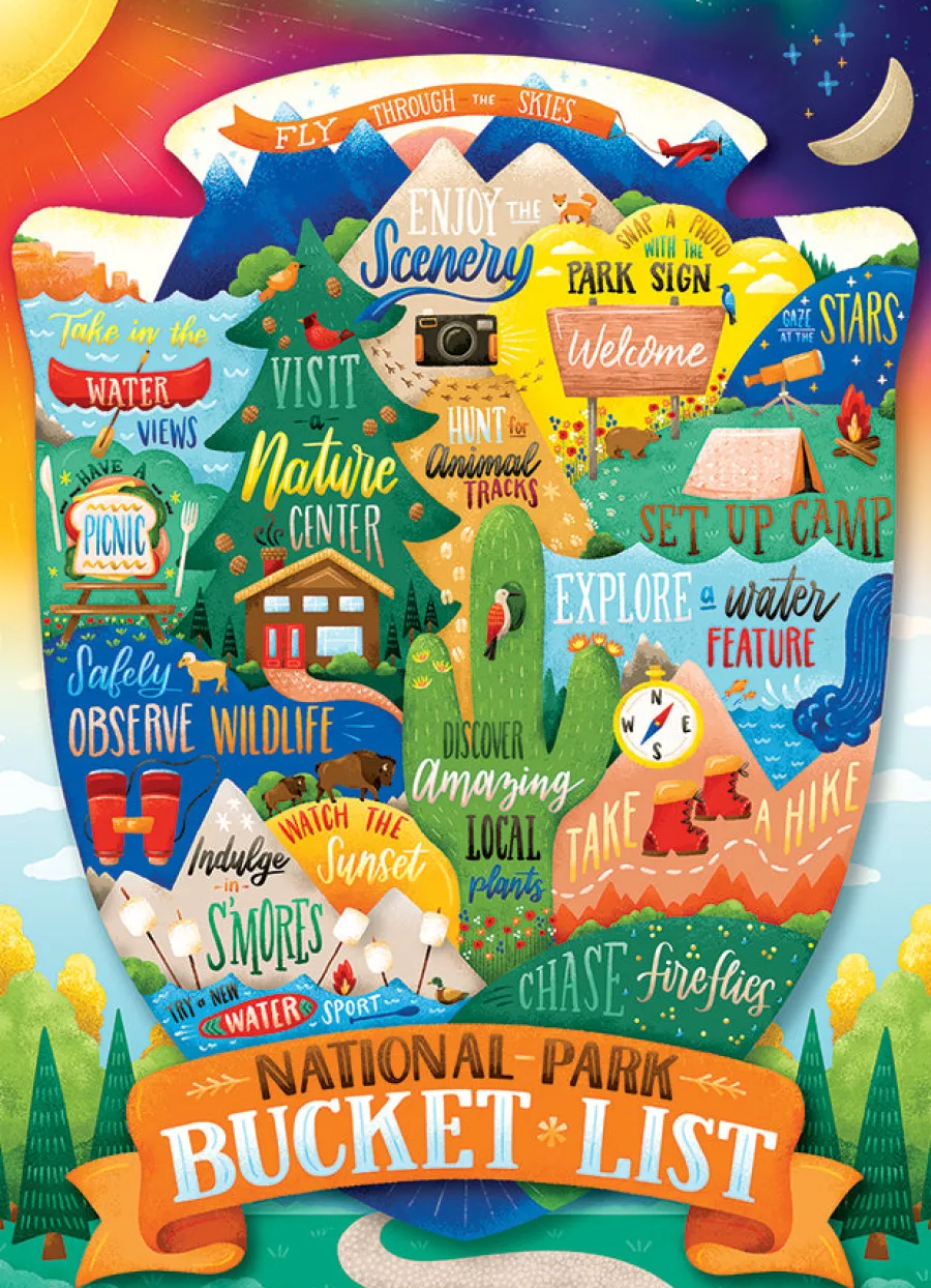 Cobble Hill National Park Bucket List | 500 Piece- 500 Piece