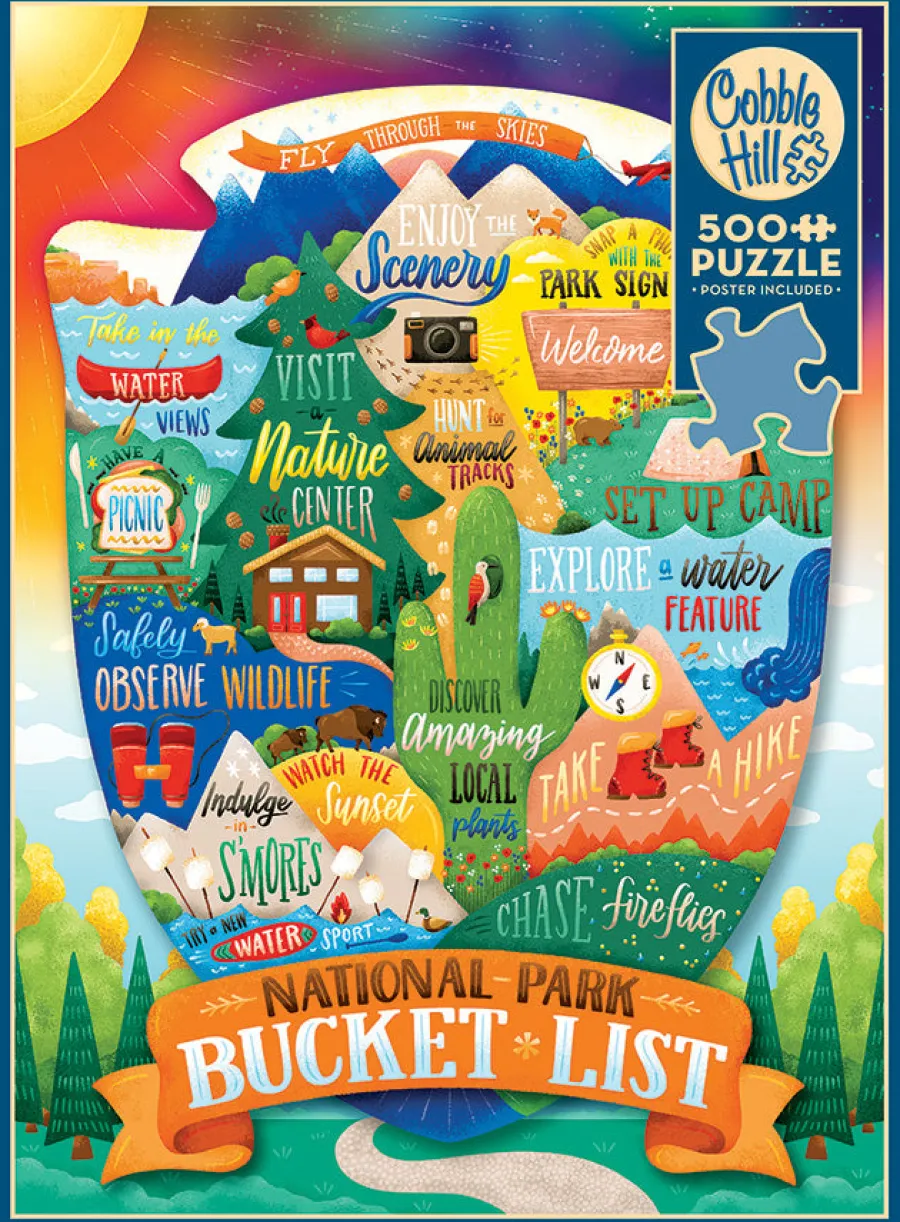 Cobble Hill National Park Bucket List | 500 Piece- 500 Piece