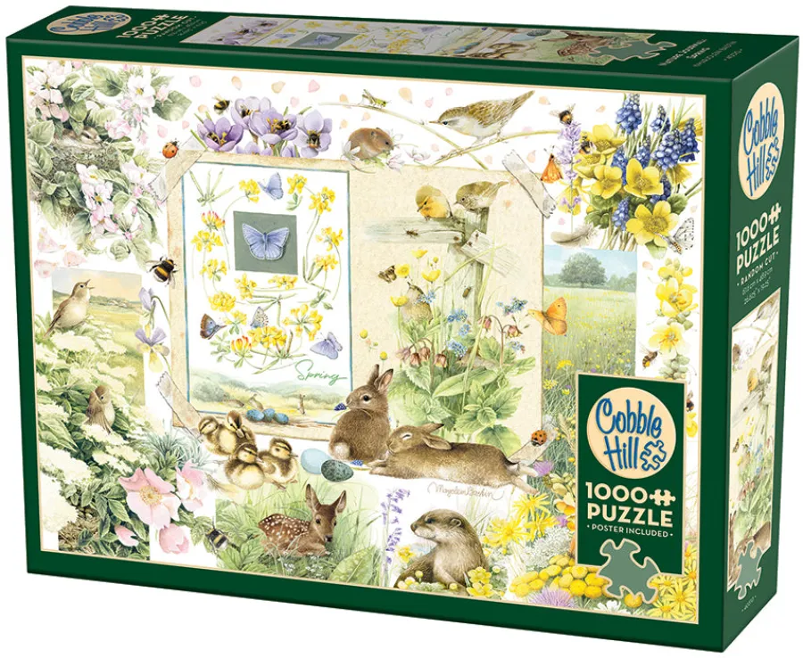 Cobble Hill Nature Journal: Spring | 1000 Piece- 1000 Piece | Collage - Variety