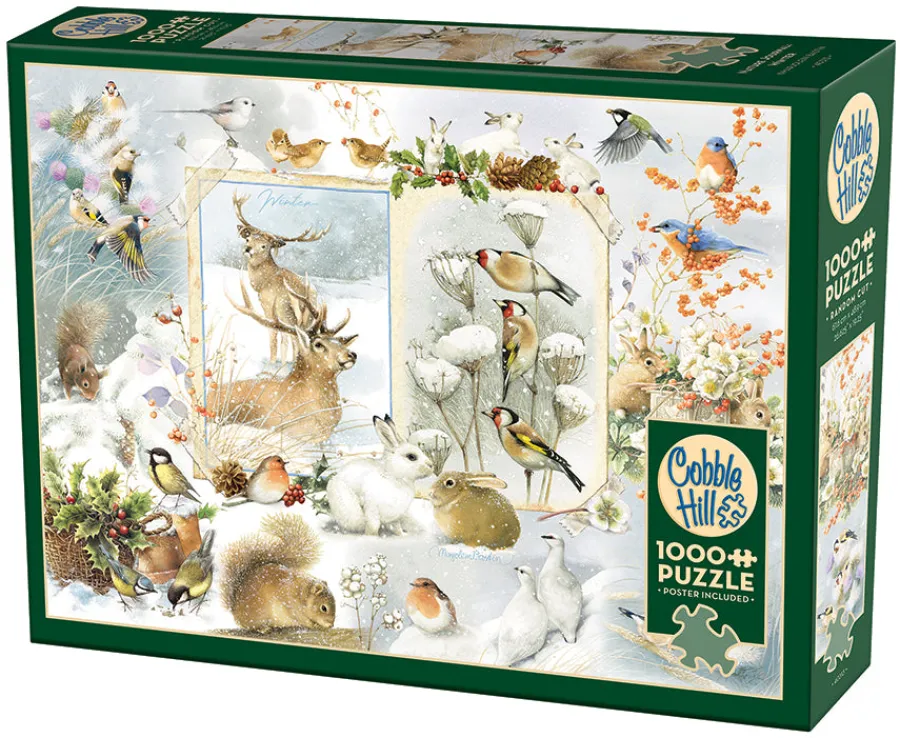 Cobble Hill Nature Journal: Winter | 1000 Piece- 1000 Piece | Collage - Variety