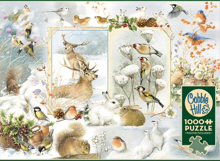 Cobble Hill Nature Journal: Winter | 1000 Piece- 1000 Piece | Collage - Variety