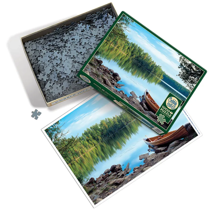 Cobble Hill Nature's Mirror | 1000 Piece- 1000 Piece | Mountainscape