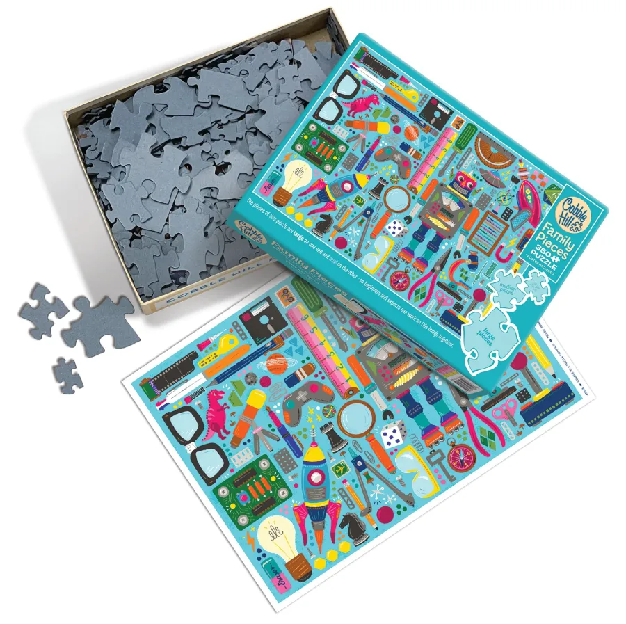 Cobble Hill Nerdy Junk Drawer (Family) | Family Pieces 350- Family Pieces 350