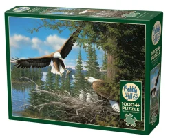 Cobble Hill Nesting Eagles | 1000 Piece- 1000 Piece | Mountainscape
