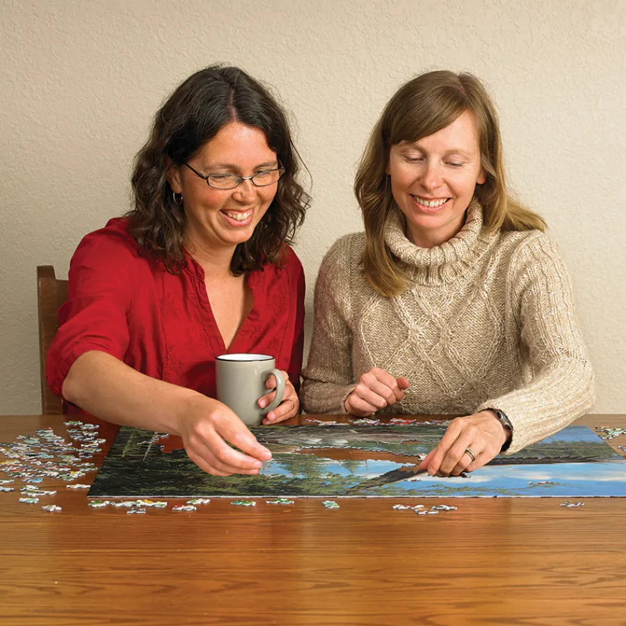 Cobble Hill Nesting Eagles | 1000 Piece- 1000 Piece | Mountainscape