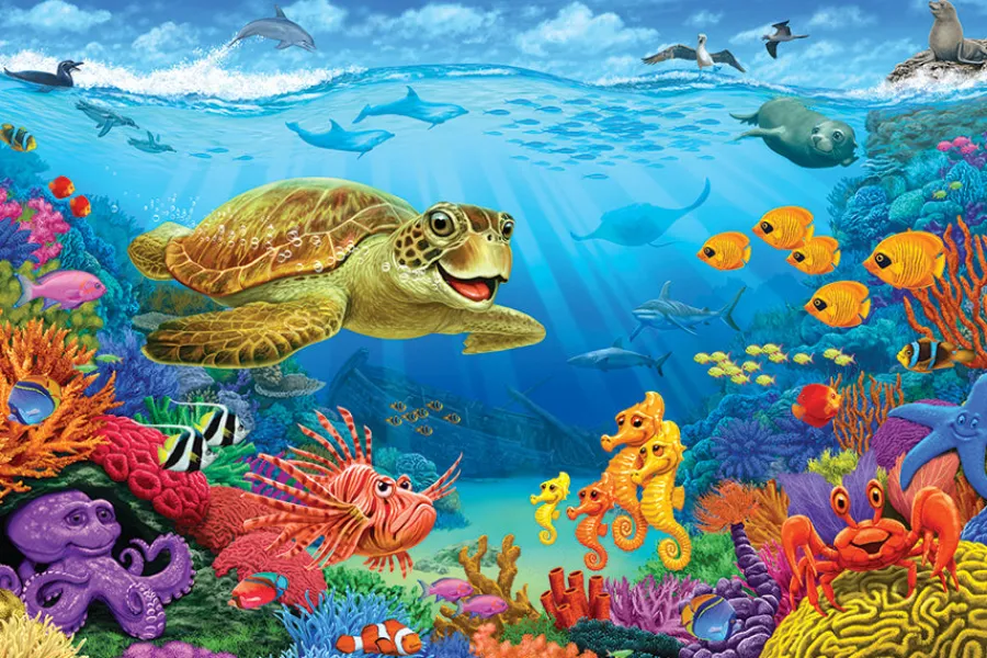 Cobble Hill Ocean Reef (Floor 36pc)- Floor Puzzles | Waterscape