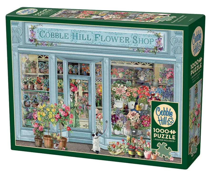 Cobble Hill Parisian Flowers | 1000 Piece- 1000 Piece | Flowers / Gardens