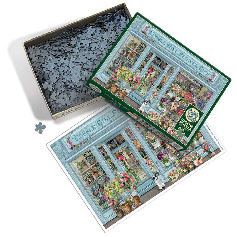 Cobble Hill Parisian Flowers | 1000 Piece- 1000 Piece | Flowers / Gardens