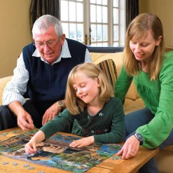 Cobble Hill Pups and Ducks (Family) | Family Pieces 350- Family Pieces 350 | Mountainscape