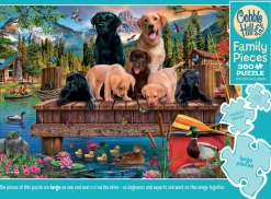 Cobble Hill Pups and Ducks (Family) | Family Pieces 350- Family Pieces 350 | Mountainscape