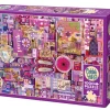 Cobble Hill Purple | 1000 Piece- 1000 Piece | Collage - Busy